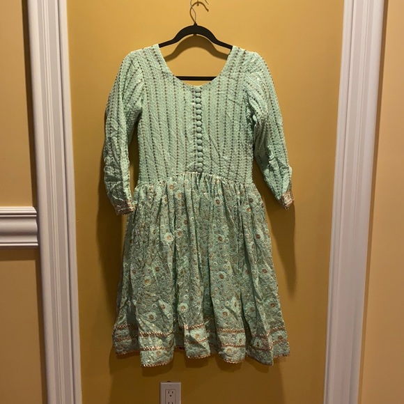 Other - Mint green long top lehenga